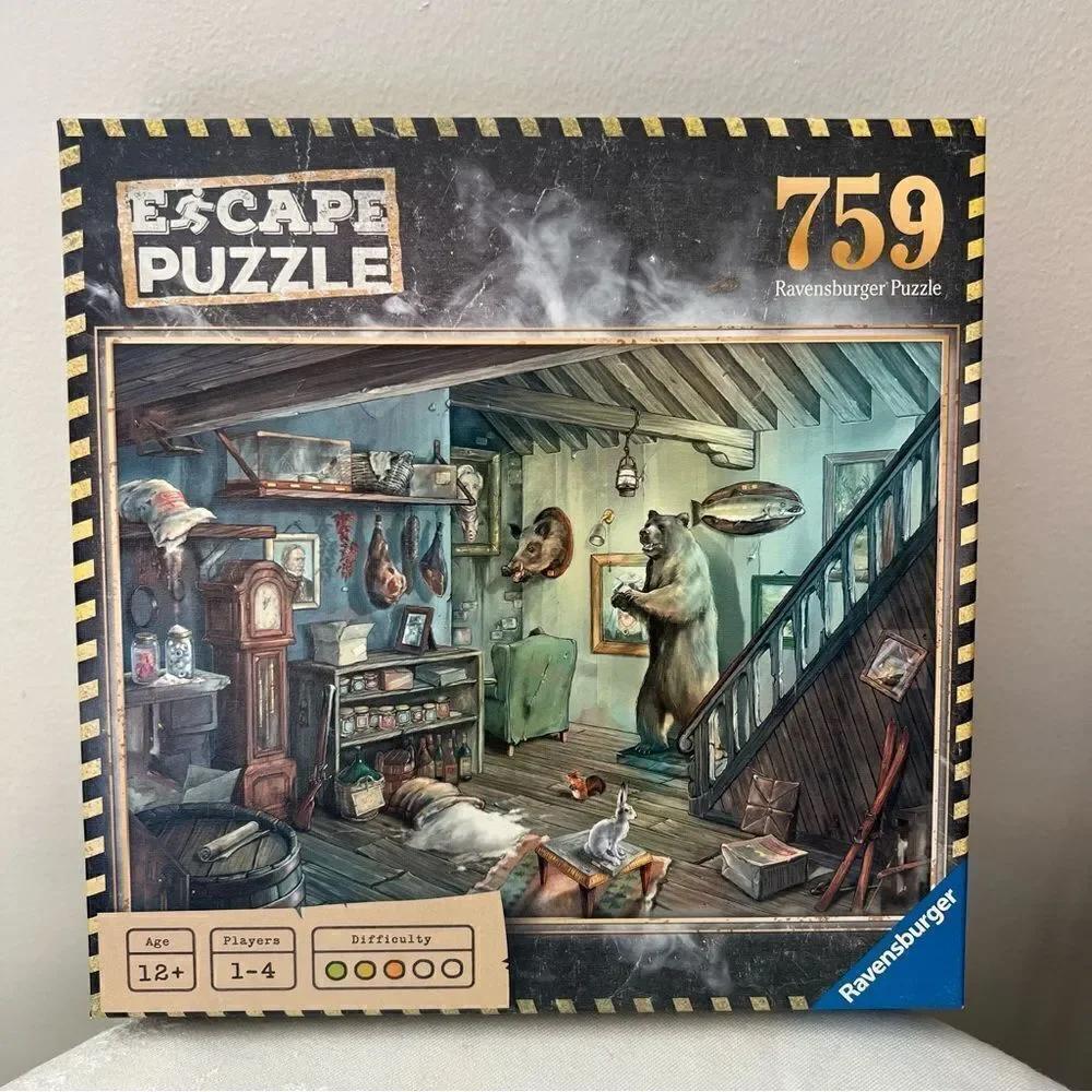 Escape Jigsaw Puzzle -The Forbidden Basement - 759 Ravensburger Puzzle.